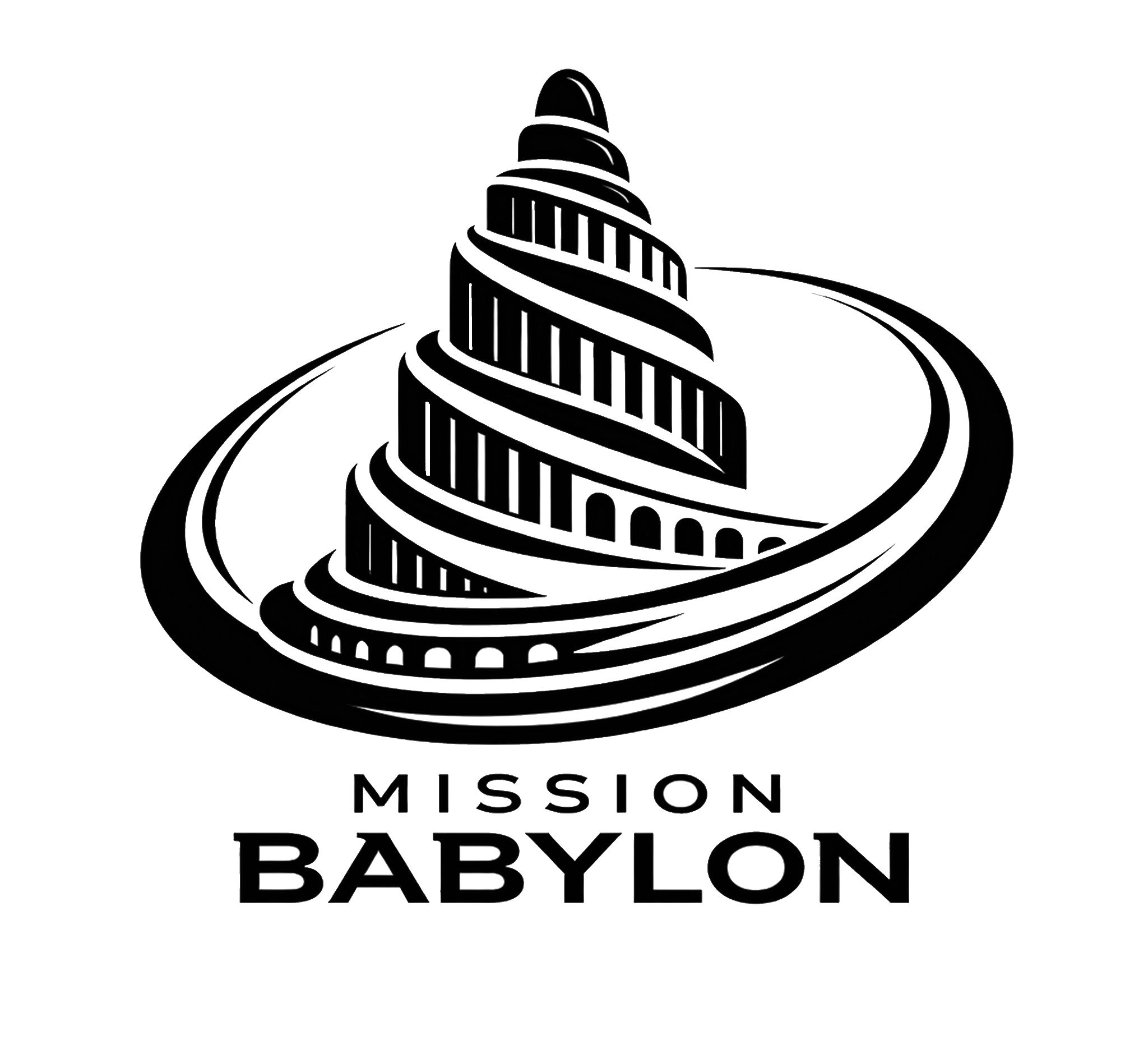 Das Logo von Mission Babylon